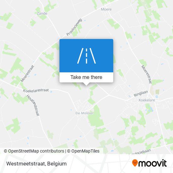 Westmeetstraat map