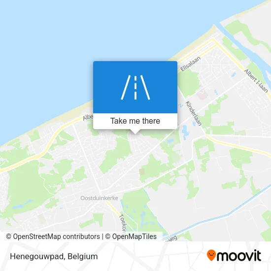 Henegouwpad map