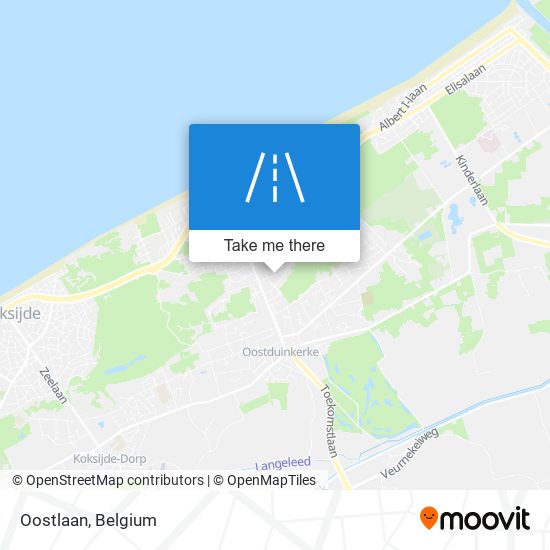 Oostlaan map