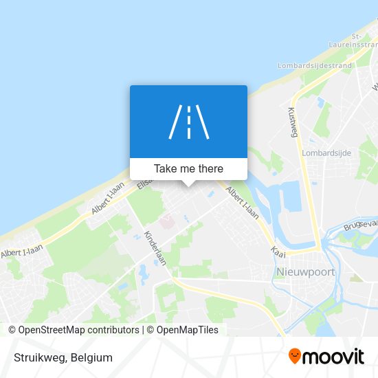 Struikweg map