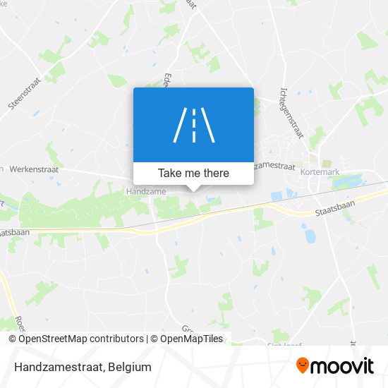 Handzamestraat map