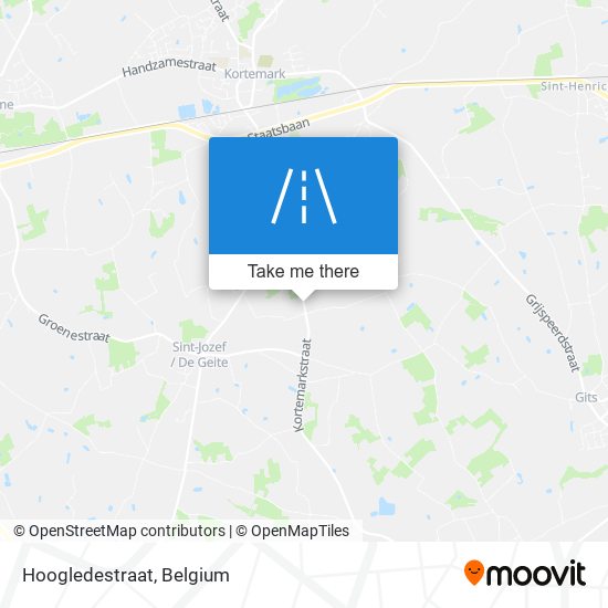 Hoogledestraat map