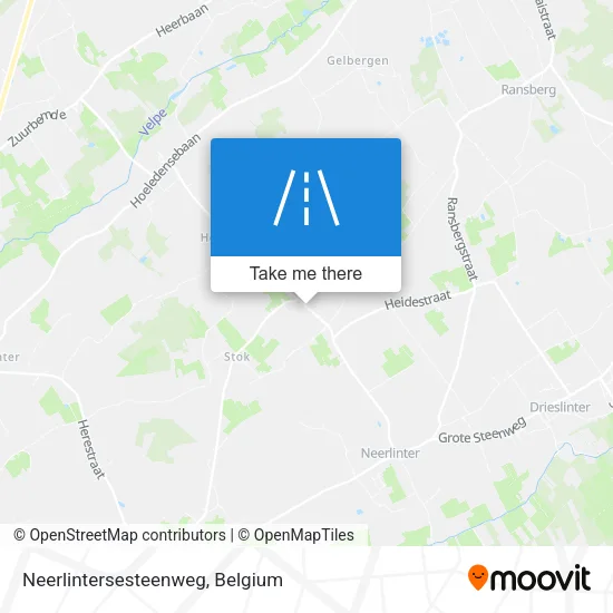 Neerlintersesteenweg map