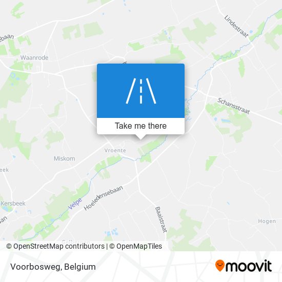 Voorbosweg map