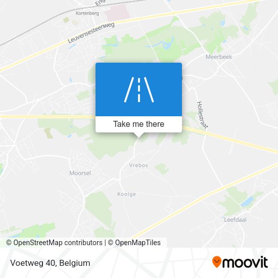 Voetweg 40 map