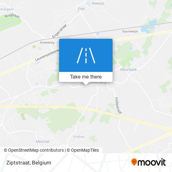 Ziptstraat map