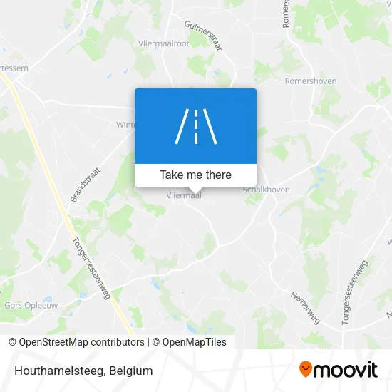 Houthamelsteeg map