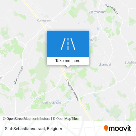 Sint-Sebastiaanstraat map