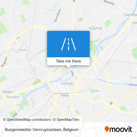 Burgemeester Vercruysselaan plan