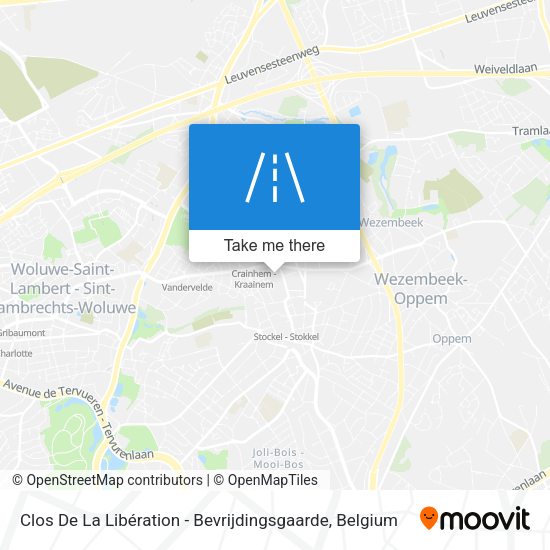 Clos De La Libération - Bevrijdingsgaarde plan
