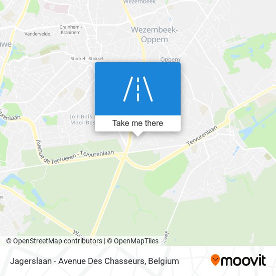 Jagerslaan - Avenue Des Chasseurs map