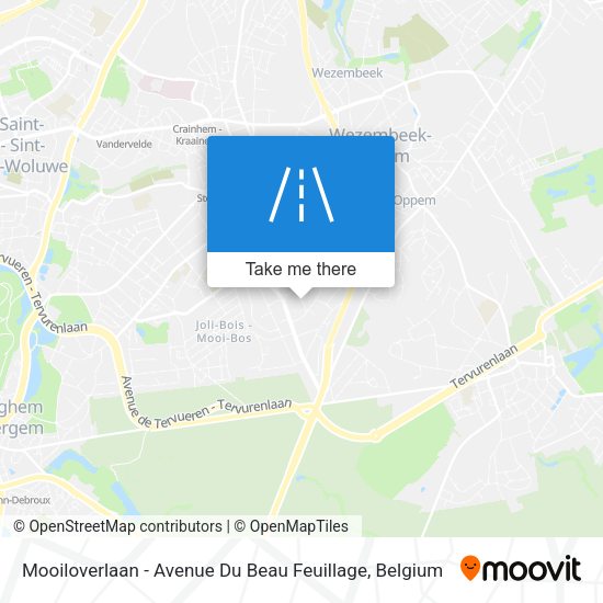 Mooiloverlaan - Avenue Du Beau Feuillage plan
