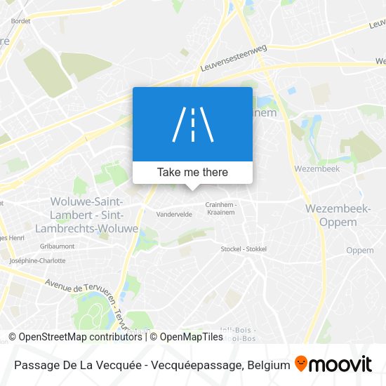 Passage De La Vecquée - Vecquéepassage plan