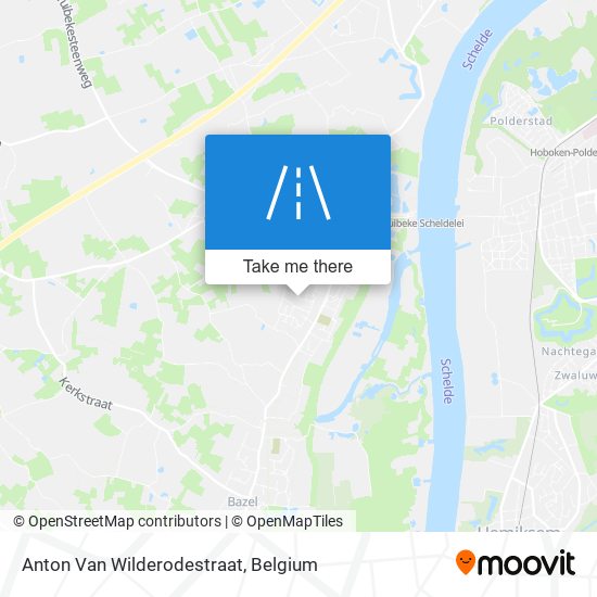 Anton Van Wilderodestraat map