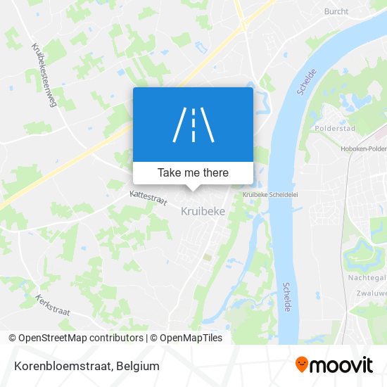 Korenbloemstraat map