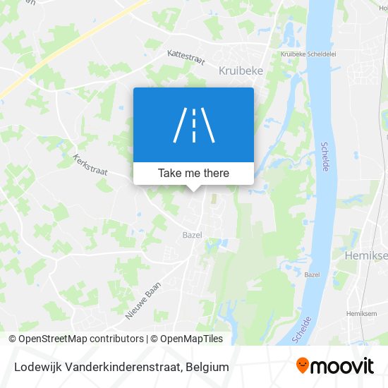 Lodewijk Vanderkinderenstraat map
