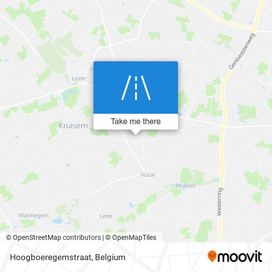 Hoogboeregemstraat map