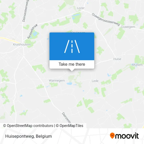 Huisepontweg map
