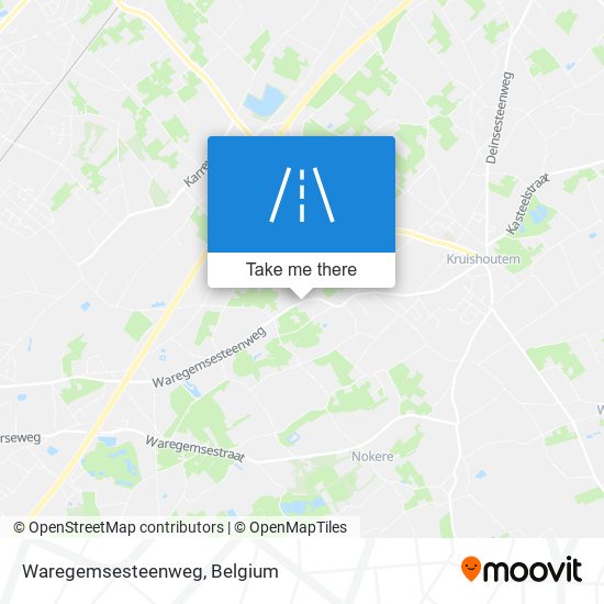 Waregemsesteenweg map