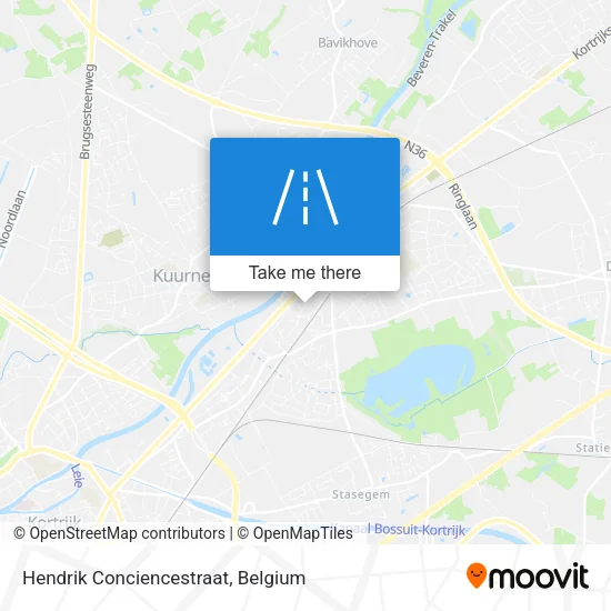 Hendrik Conciencestraat map
