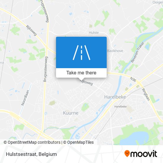 Hulstsestraat map