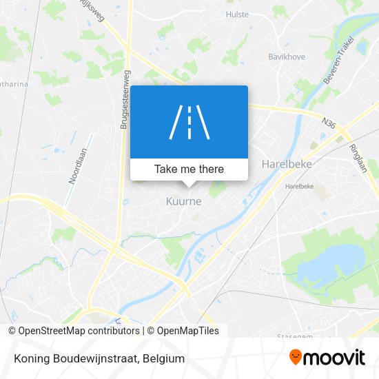 Koning Boudewijnstraat map