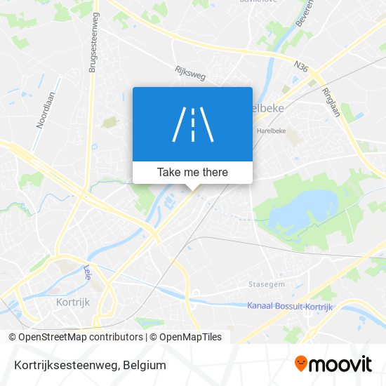 Kortrijksesteenweg map