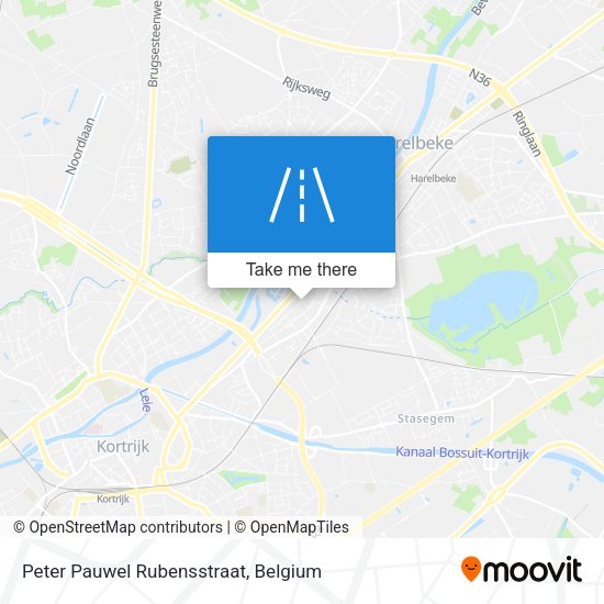 Peter Pauwel Rubensstraat map