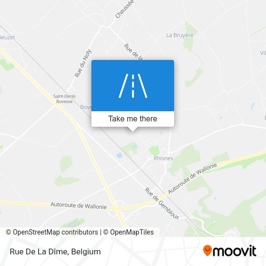 Rue De La Dîme plan