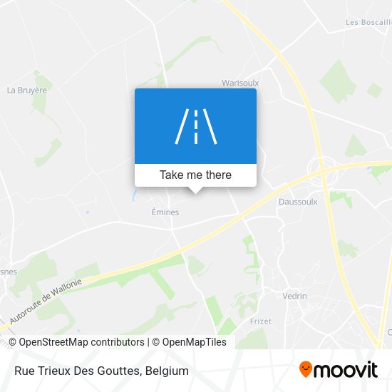 Rue Trieux Des Gouttes map