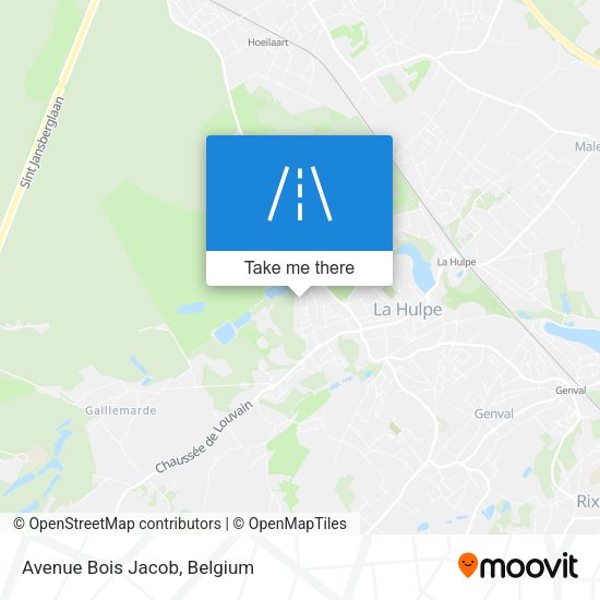 Avenue Bois Jacob plan