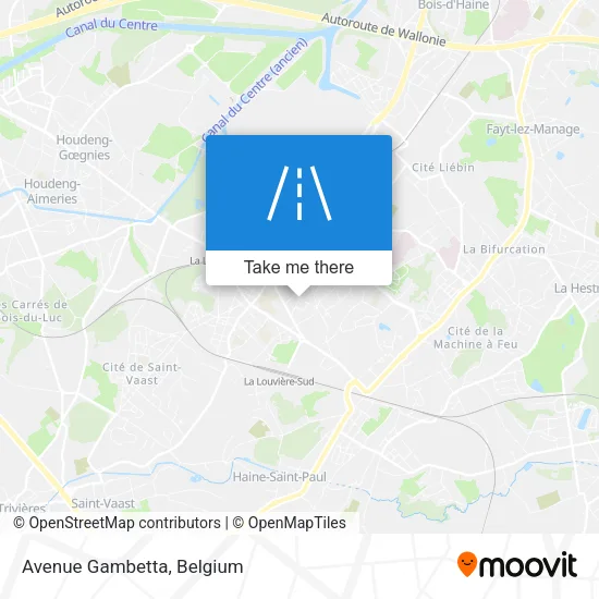 Avenue Gambetta map