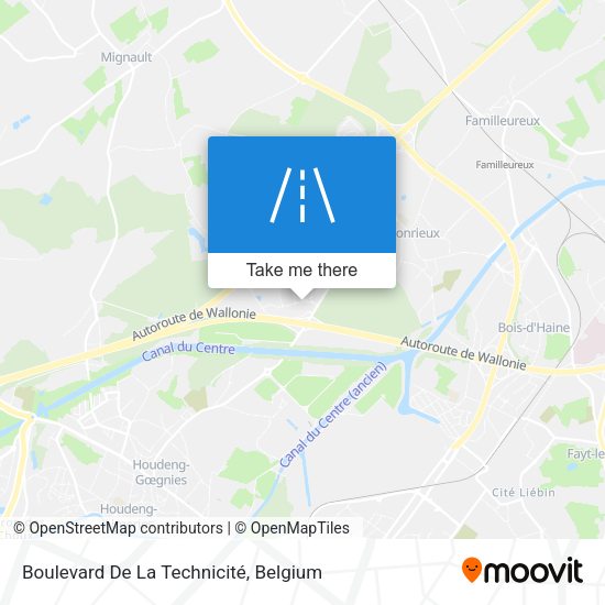 Boulevard De La Technicité plan