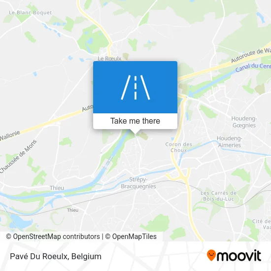 Pavé Du Roeulx map