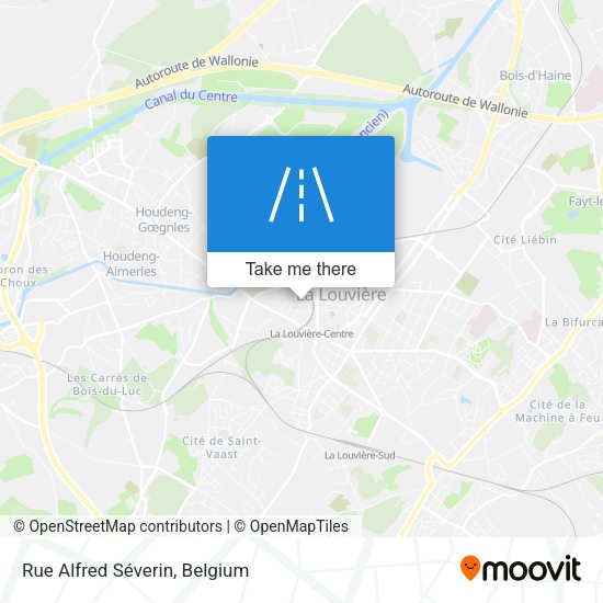 Rue Alfred Séverin plan