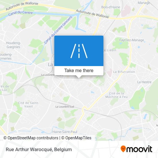 Rue Arthur Warocqué map