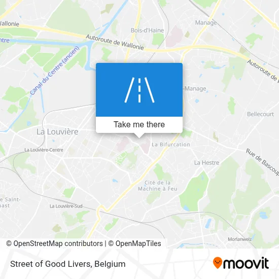 Street of Good Livers map