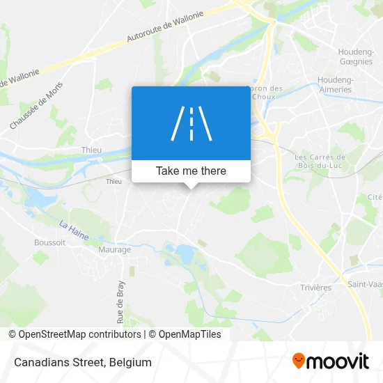 Canadians Street map