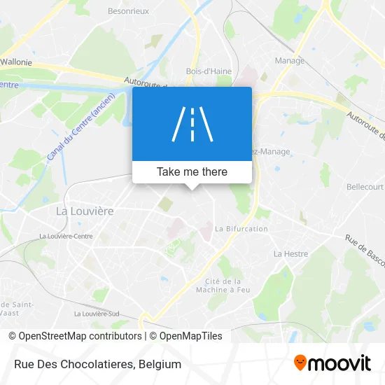 Chocolatiers Street map