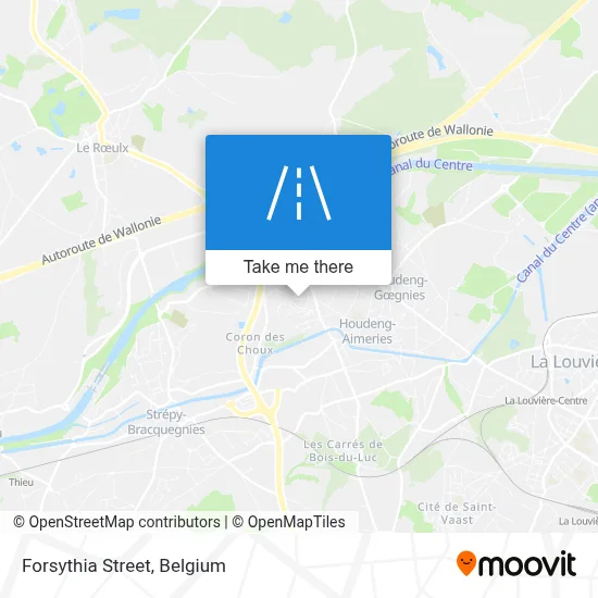 Forsythia Street map