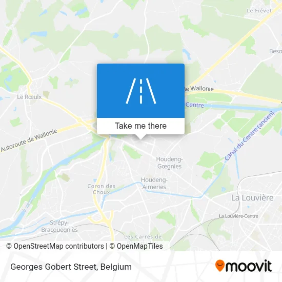 Georges Gobert Street map