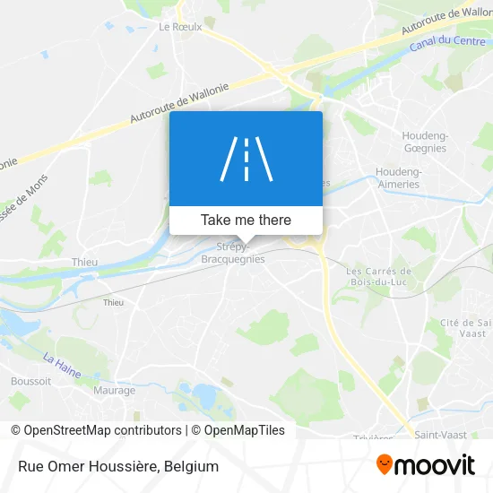 Rue Omer Houssière map