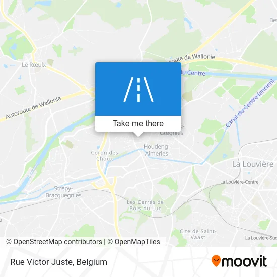 Victor Juste Street map