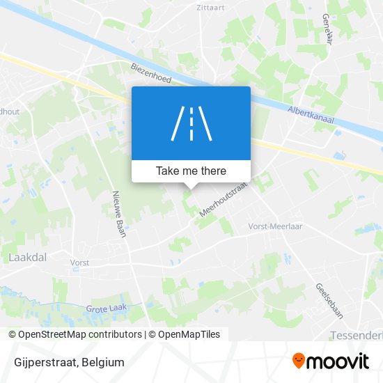 Gijperstraat map