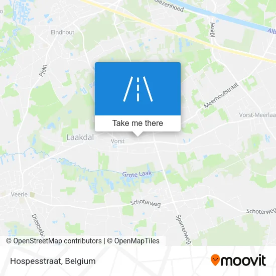 Hospesstraat map