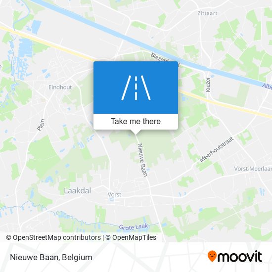 Nieuwe Baan map