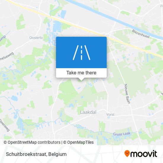 Schuitbroekstraat map