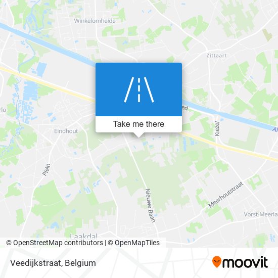 Veedijkstraat map