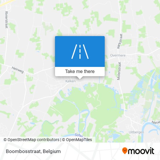 Boombosstraat map