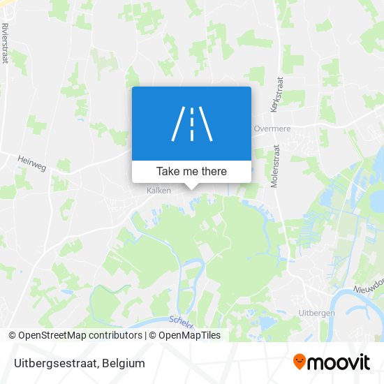 Uitbergsestraat map